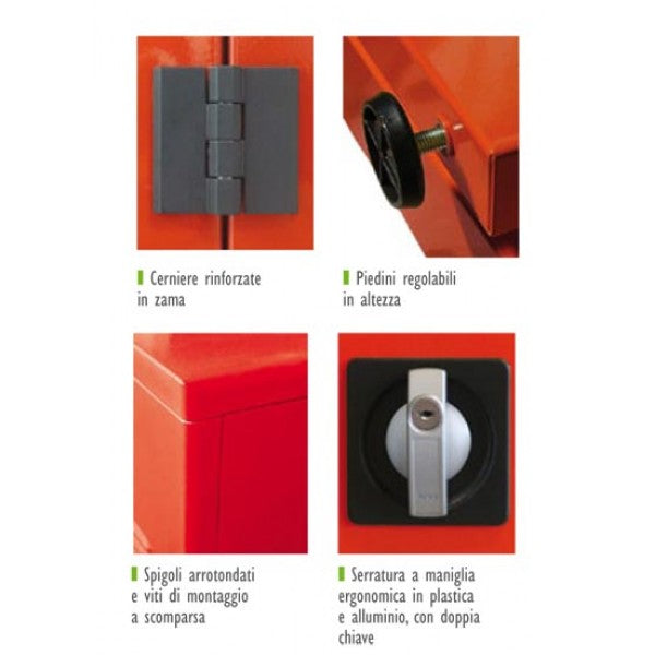 Carica immagine in Galleria Viewer, ARMADIO PER CONTENIMENTO D.P.I. - smontato