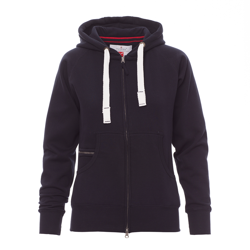 Carica immagine in Galleria Viewer, DALLAS+ LADY - Felpa zip intera con cappuccio