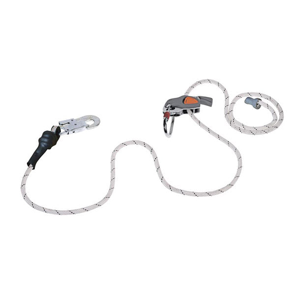 Carica immagine in Galleria Viewer, EX030400 3 IN 1: ANTICADUTA SCORREVOLE +DISPOSITIVO DI BLOCCAGGIO SU CORDA +TENDITORE - regolabile da 0,20 a 4 Mt