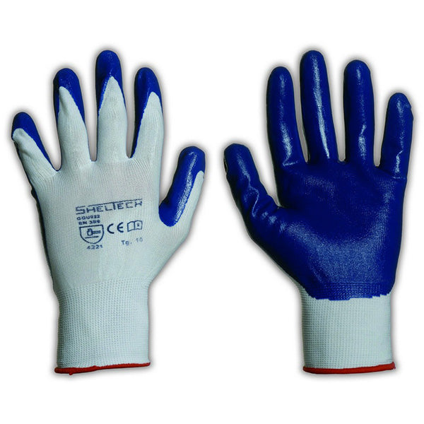 Carica immagine in Galleria Viewer, GUANTO NITRILE BLU ROYAL