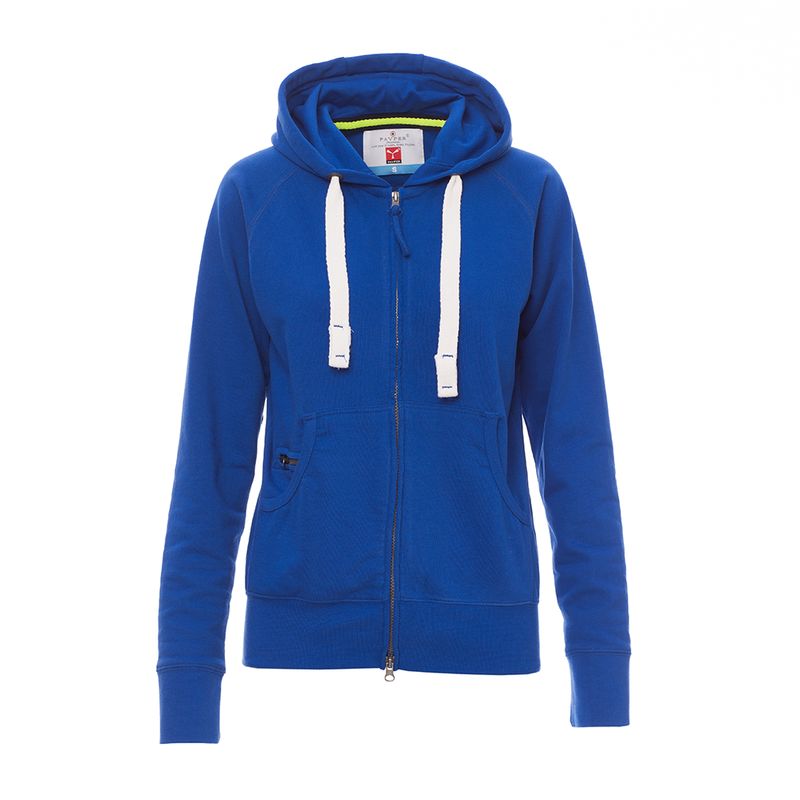 Carica immagine in Galleria Viewer, HAWAII+ LADY - Felpa zip intera con cappuccio