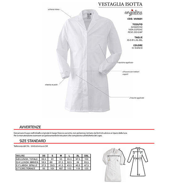 Carica immagine in Galleria Viewer, ISOTTA - CAMICE DONNA MEDICO