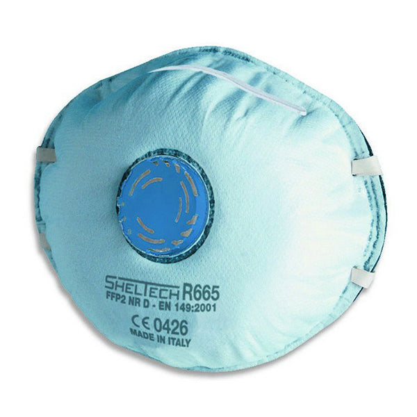 Carica immagine in Galleria Viewer, MASCHERINA CONCHIGLIA CARBONI ATTIVI FFP2 NR con VALVOLA - CF.10 pezzi