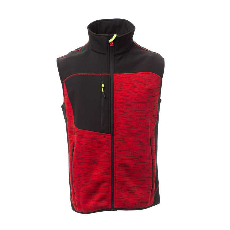 Carica immagine in Galleria Viewer, TOUR - Gilet tecnico in maglia+Soft Shell
