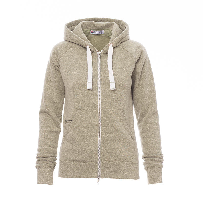 Carica immagine in Galleria Viewer, URBAN LADY - Felpa zip intera con cappuccio