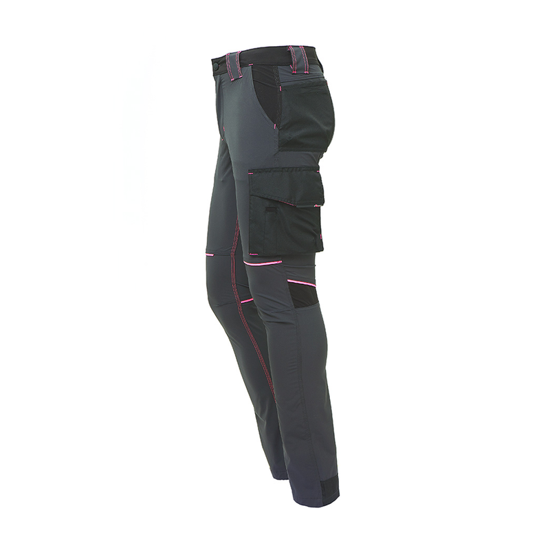 Carica immagine in Galleria Viewer, WORLD LADY - Pantalone stretch leggero multitasche