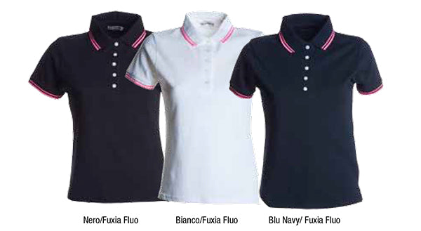 Carica immagine in Galleria Viewer, SKIPPER LADY - Polo donna profili a contrasto