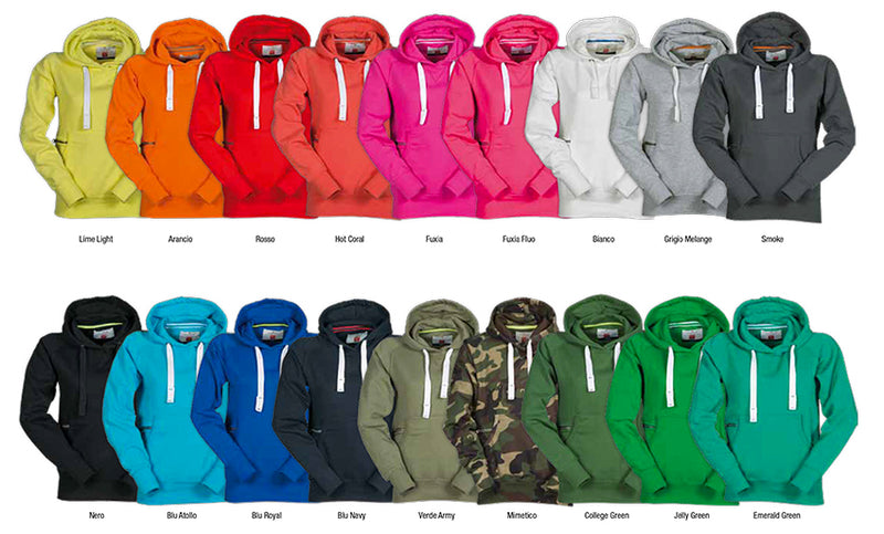 Carica immagine in Galleria Viewer, ATLANTA+ LADY - Felpa donna con cappuccio