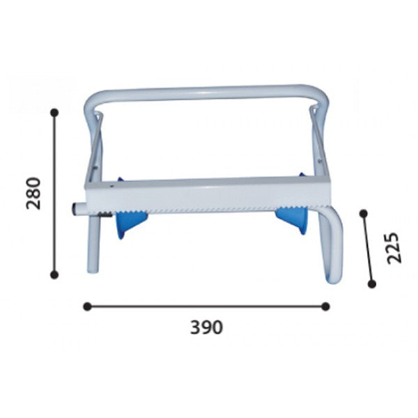 Carica immagine in Galleria Viewer, PORTAROTOLO A MURO