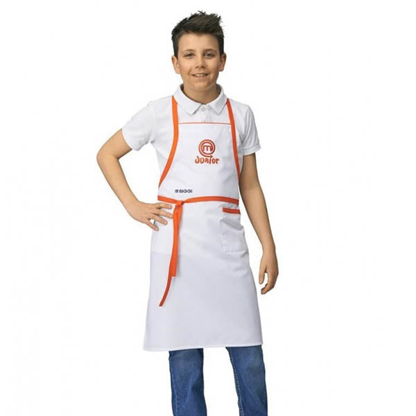 Carica immagine in Galleria Viewer, GREMBIULE MASTERCHEF JUNIOR BIANCO