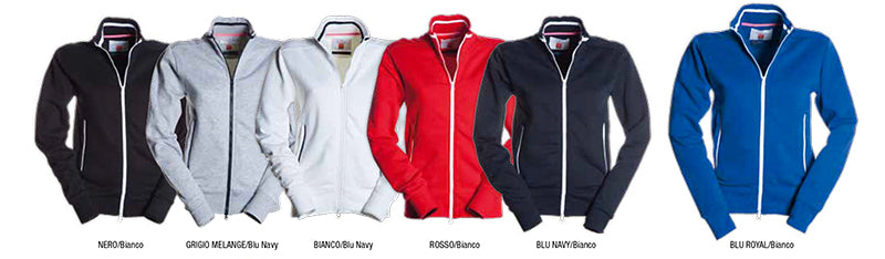 Carica immagine in Galleria Viewer, MELBOURNE - Felpa donna profili a contrasto