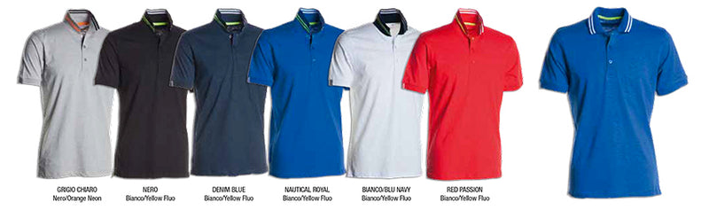 Carica immagine in Galleria Viewer, NAUTIC - Polo effetto fiammato