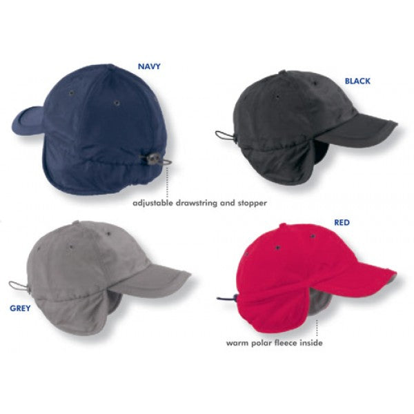 Carica immagine in Galleria Viewer, CAPPELLINO TECHNO FLAP INTERNO IN PILE - blu