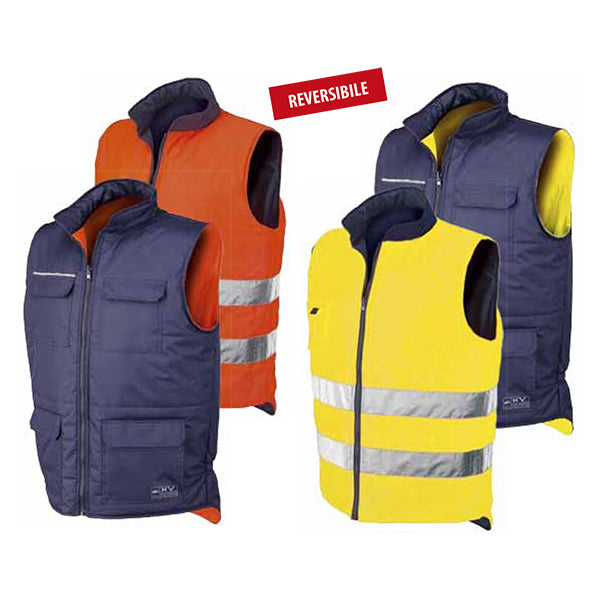 Carica immagine in Galleria Viewer, REVERSE - Gilet alta visibilità reversibile
