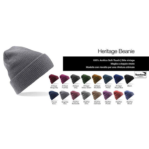 Carica immagine in Galleria Viewer, B425 Heritage Beanie CF.12 pezzi
