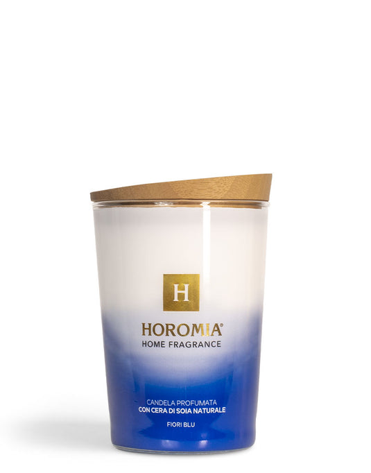 Candela Profumata Fiori Blu 350g