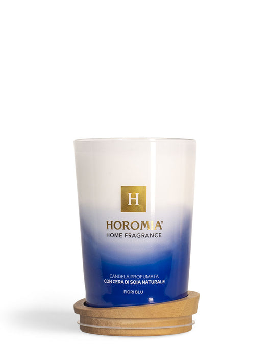 Candela Profumata Fiori Blu 350g