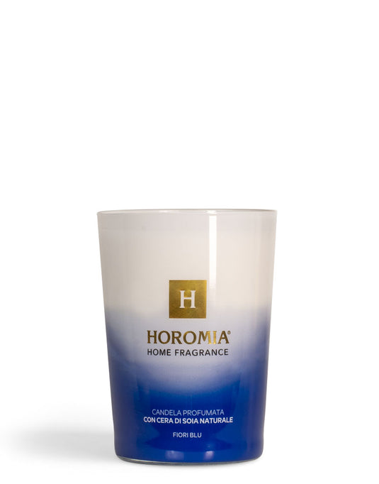 Candela Profumata Fiori Blu 350g