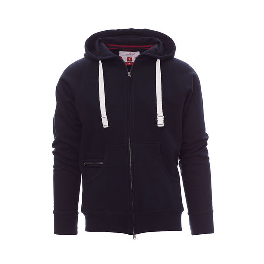 DALLAS+ - Felpa zip intera con cappuccio