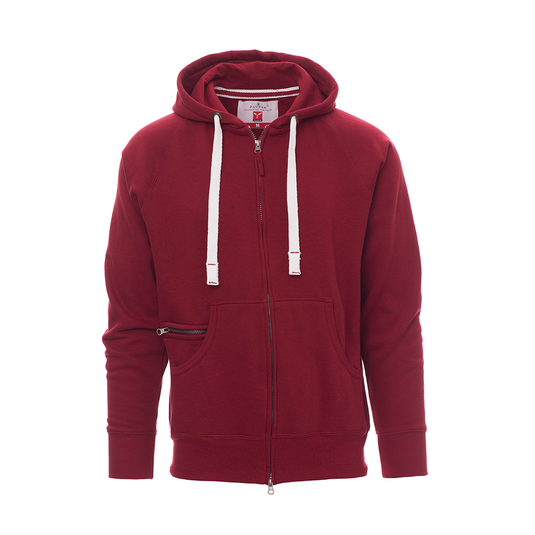 DALLAS+ - Felpa zip intera con cappuccio