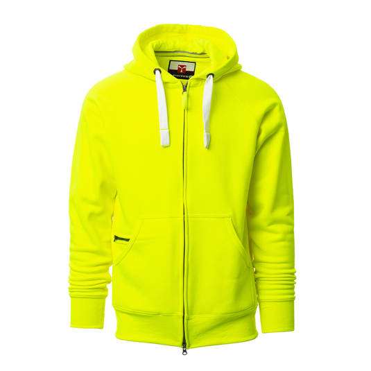 DALLAS+ FLUO - Felpa zip intera con cappuccio