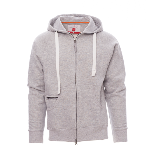 DALLAS+ MELANGE - Felpa zip intera con cappuccio