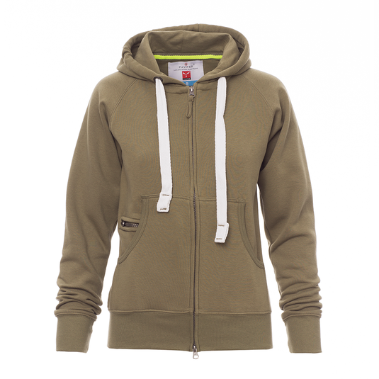 DALLAS+ LADY - Felpa zip intera con cappuccio