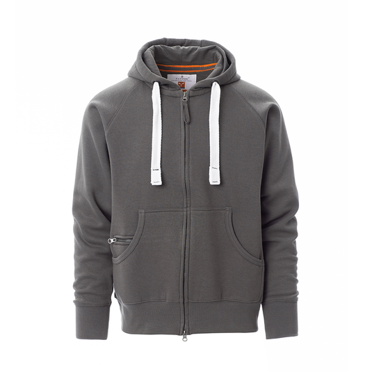 DALLAS+ - Felpa zip intera con cappuccio