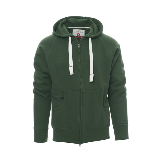 DALLAS+ - Felpa zip intera con cappuccio