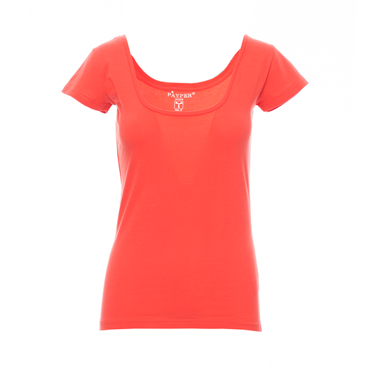 FLORIDA - T-Shirt donna collo ampio squadrato