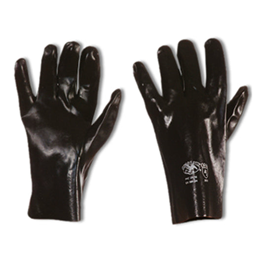 GUANTO PVC NERO CORTO - CF.12 paia