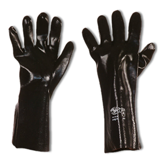 GUANTO PVC NERO MEDIO - CF.12 paia