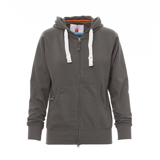 HAWAII+ LADY - Felpa zip intera con cappuccio