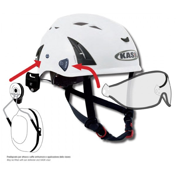 Carica immagine in Galleria Viewer, CUFFIE PELTOR H520-P3R PER ELMETTO KASK - SNR 31dB
