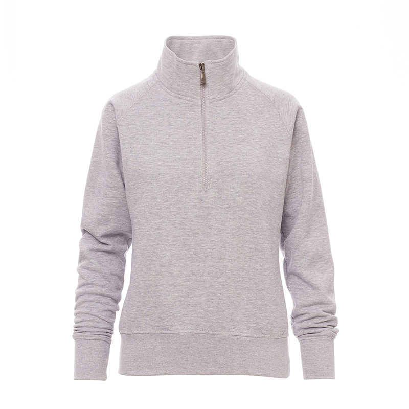 Carica immagine in Galleria Viewer, MIAMI+ LADY MELANGE - Felpa mezza zip
