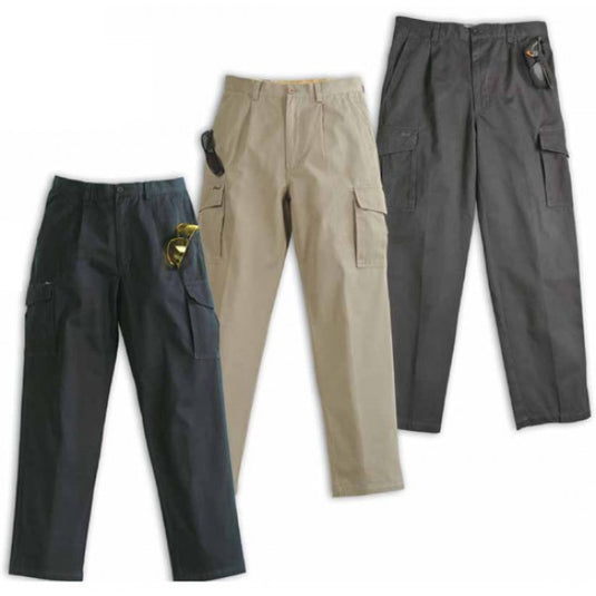 PANTALONE MULTITASCHE SERIO