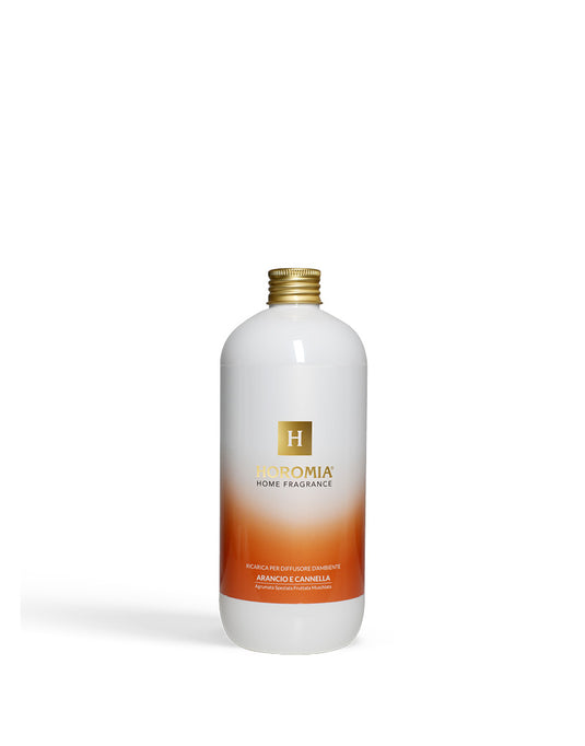 Ricarica per Diffusore a Bastoncini Arancio e Cannella 500ml