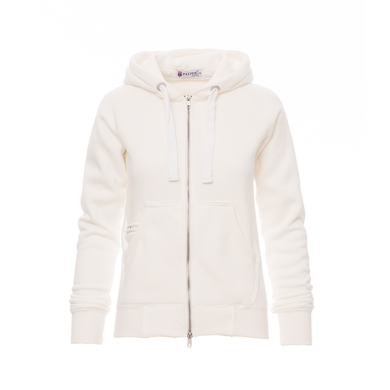 Carica immagine in Galleria Viewer, URBAN LADY - Felpa zip intera con cappuccio
