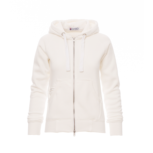 URBAN LADY - Felpa zip intera con cappuccio
