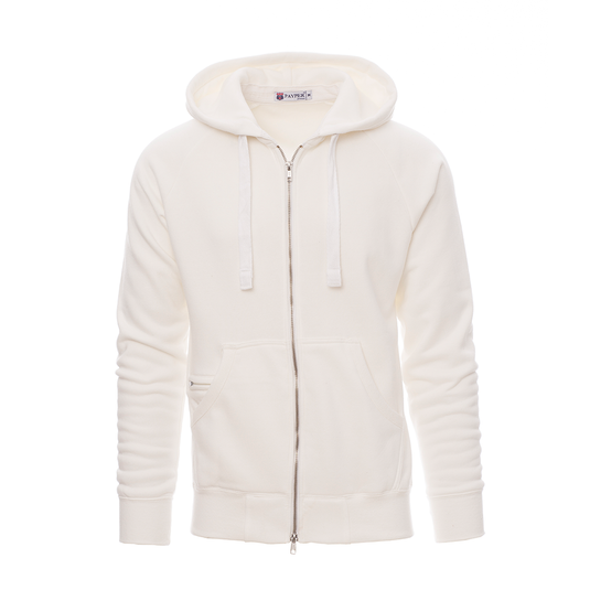 URBAN - Felpa zip intera con cappuccio