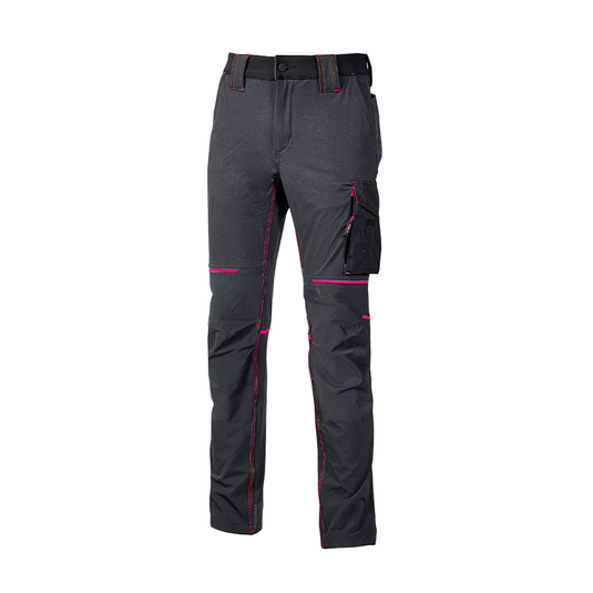 WORLD LADY - Pantalone stretch leggero multitasche