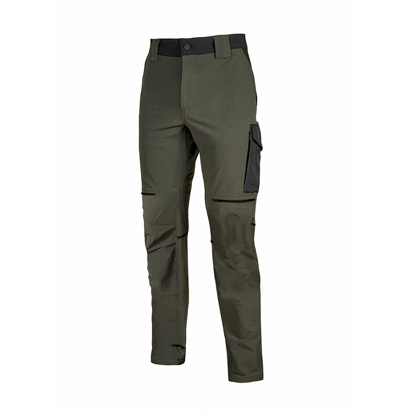 Carica immagine in Galleria Viewer, WORLD - Pantalone stretch leggero multitasche
