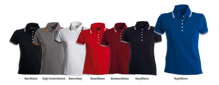 Carica immagine in Galleria Viewer, SKIPPER LADY - Polo donna profili a contrasto
