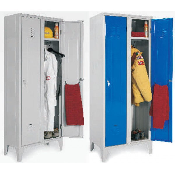 ARMADIO SPOGLIATOIO 3 POSTI 105x35x180 cm