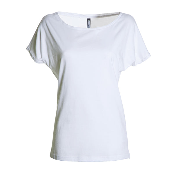 BEVERLY - T-Shirt donna scollo a barchetta