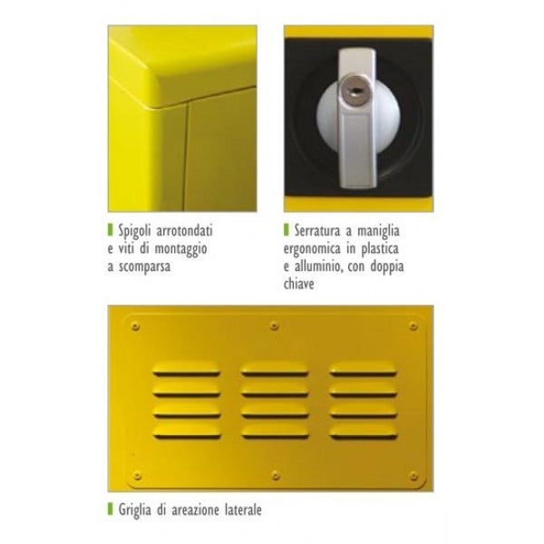 Carica immagine in Galleria Viewer, ARMADIO DEPOSITO LIQUIDI INFIAMMABILI - smontato
