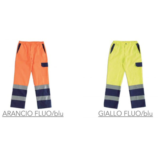 PANTALONE bicolore AV