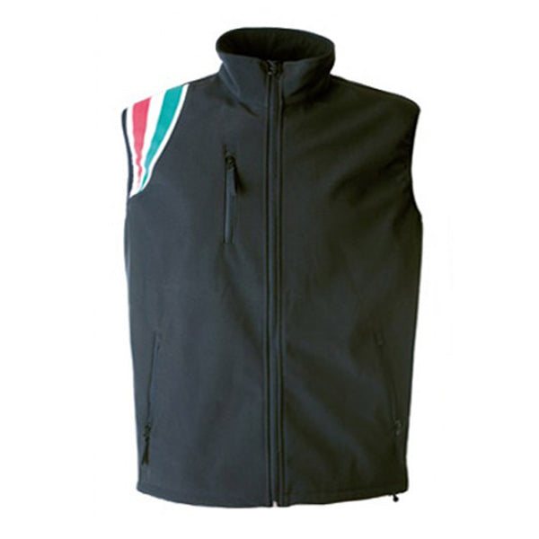 LIVIGNO - Gilet Soft Shell con tricolore