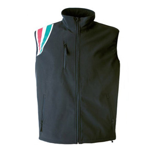 LIVIGNO - Gilet Soft Shell con tricolore