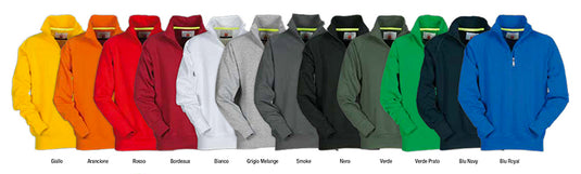 MIAMI+ - Felpa mezza zip